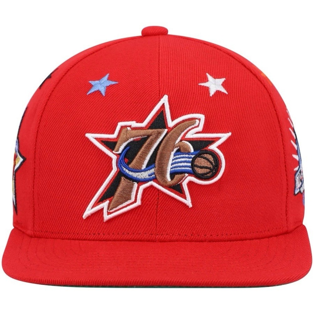 Philadelphia 76ers Mitchell & Ness 1997 NBA All-Star Weekend‎ Snapback Hat Red